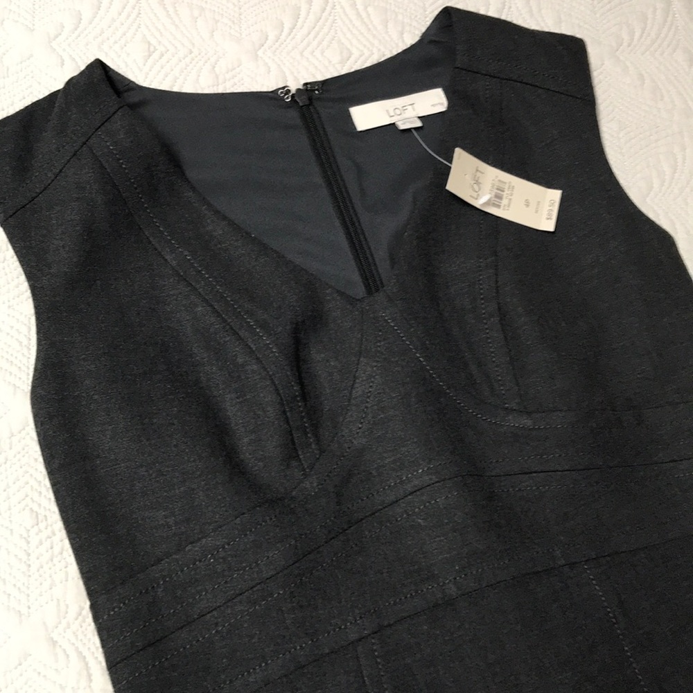 Ann Taylor Loft 4P Career Dress Sleeveless NEW - Picture 1 of 6